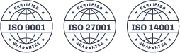 ISO 9001, ISO 27001 und ISO 14001 Zertifizierung der RaaS GmbH